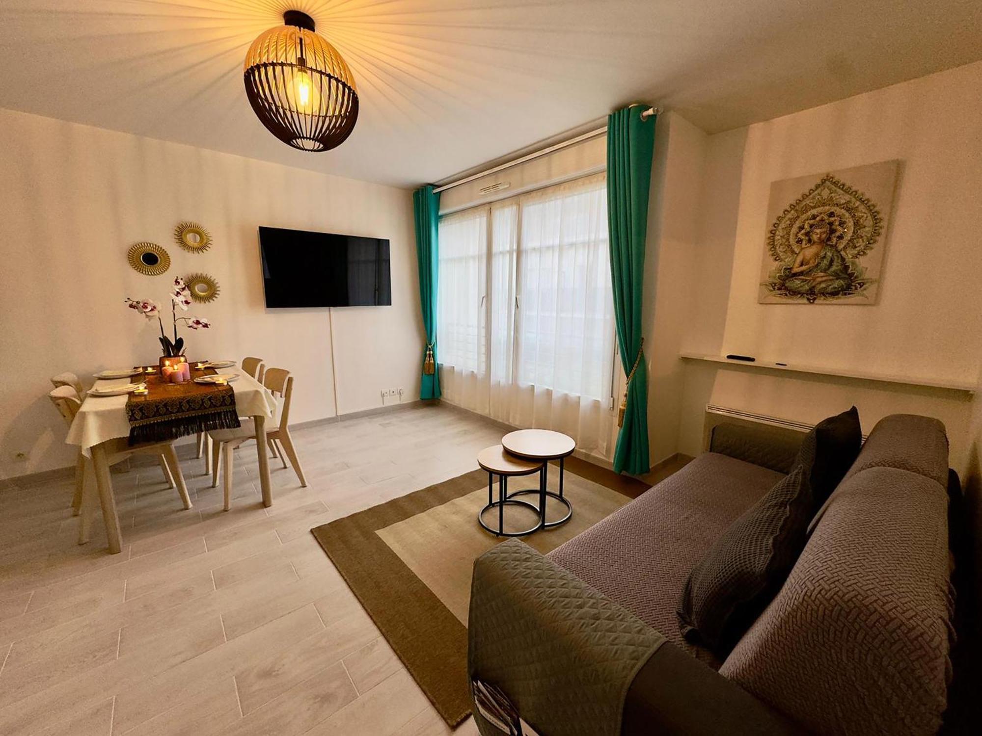 Appartement Magnolia 40M2, Parking Et Wifi Gratuit Montévrain Exterior foto